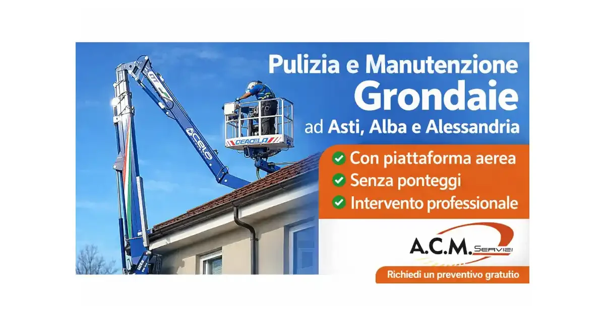 Scopri di più sull'articolo Pulizia e manutenzione Grondaie